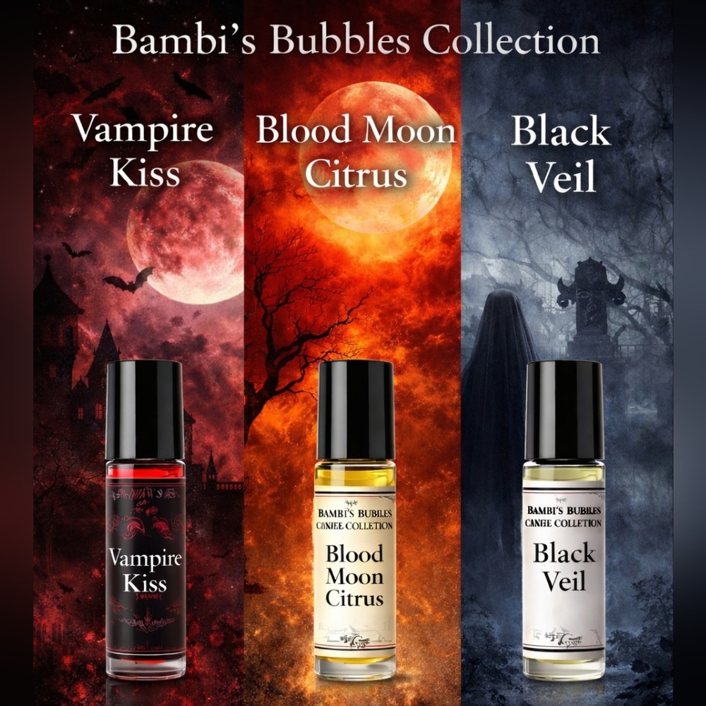 Bambis Bubbles Hand Crafted Fragrance Oil Assorted Scents 10ml Roll On
